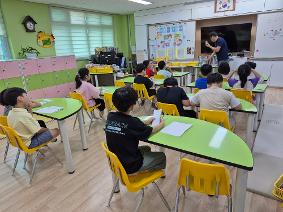 2025학년도 선택형 돌봄 학부모 공개수업 장면(돌봄 교실)